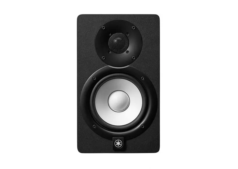 Yamaha HS5 studio monitor with 5-inch woofer and white cone design