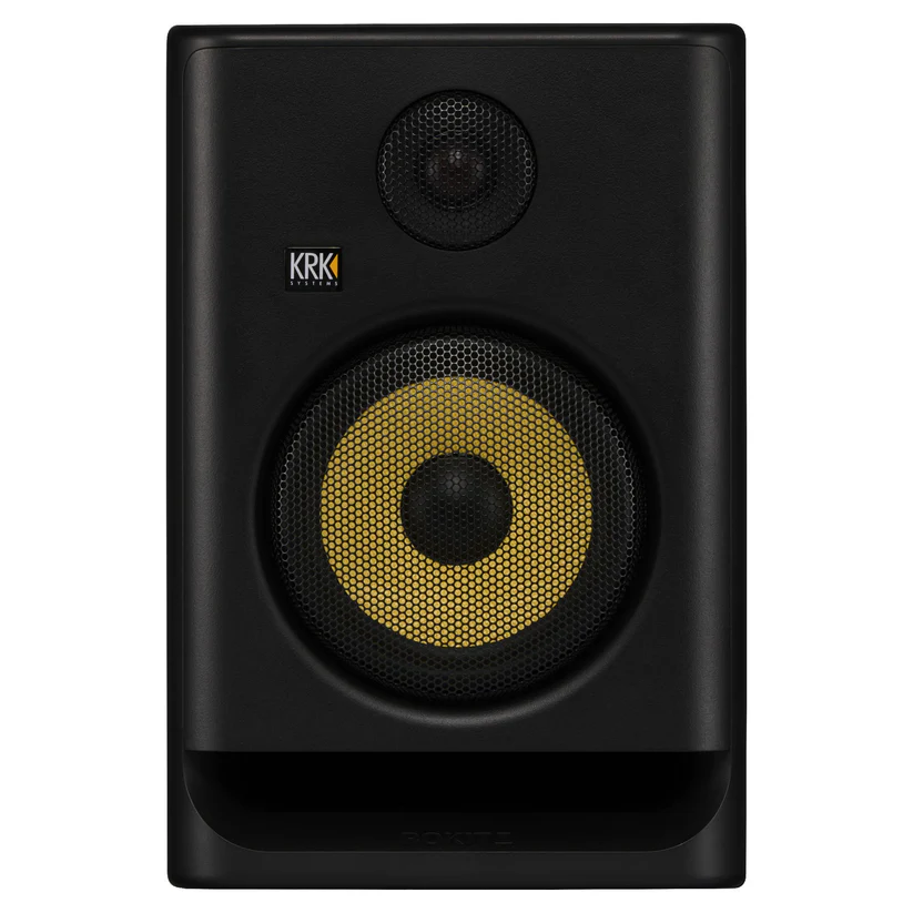 KRK Rokit 7 G4 studio monitor with Kevlar drivers and LCD DSP screen
